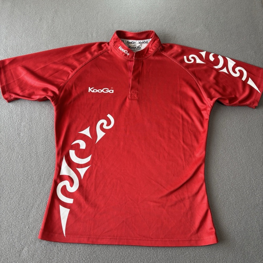 Kooga Rugby Jersey Mens Large Red Athletic Shirt Rugby Union Training Top Canada